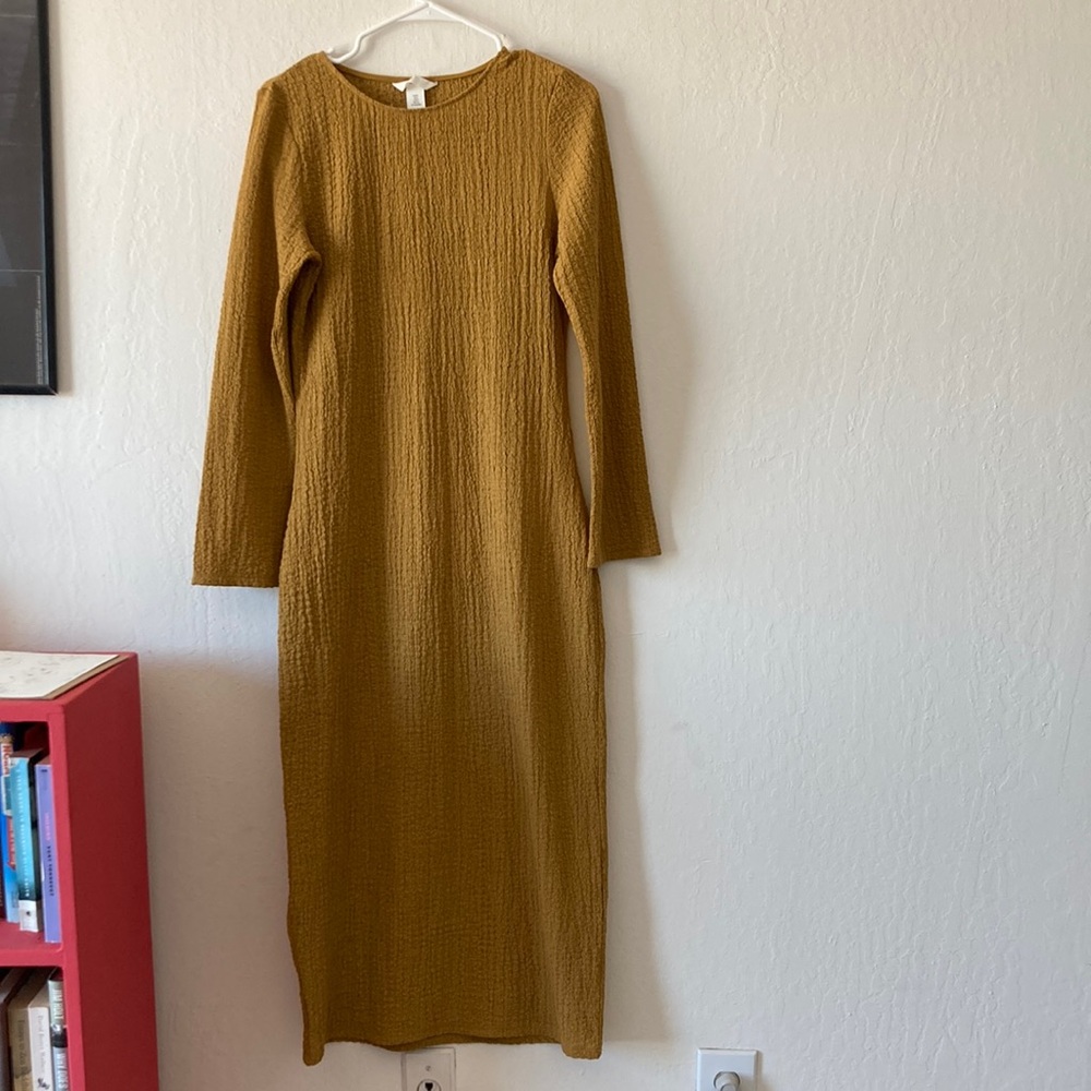 Stretchy long sleeve dress
